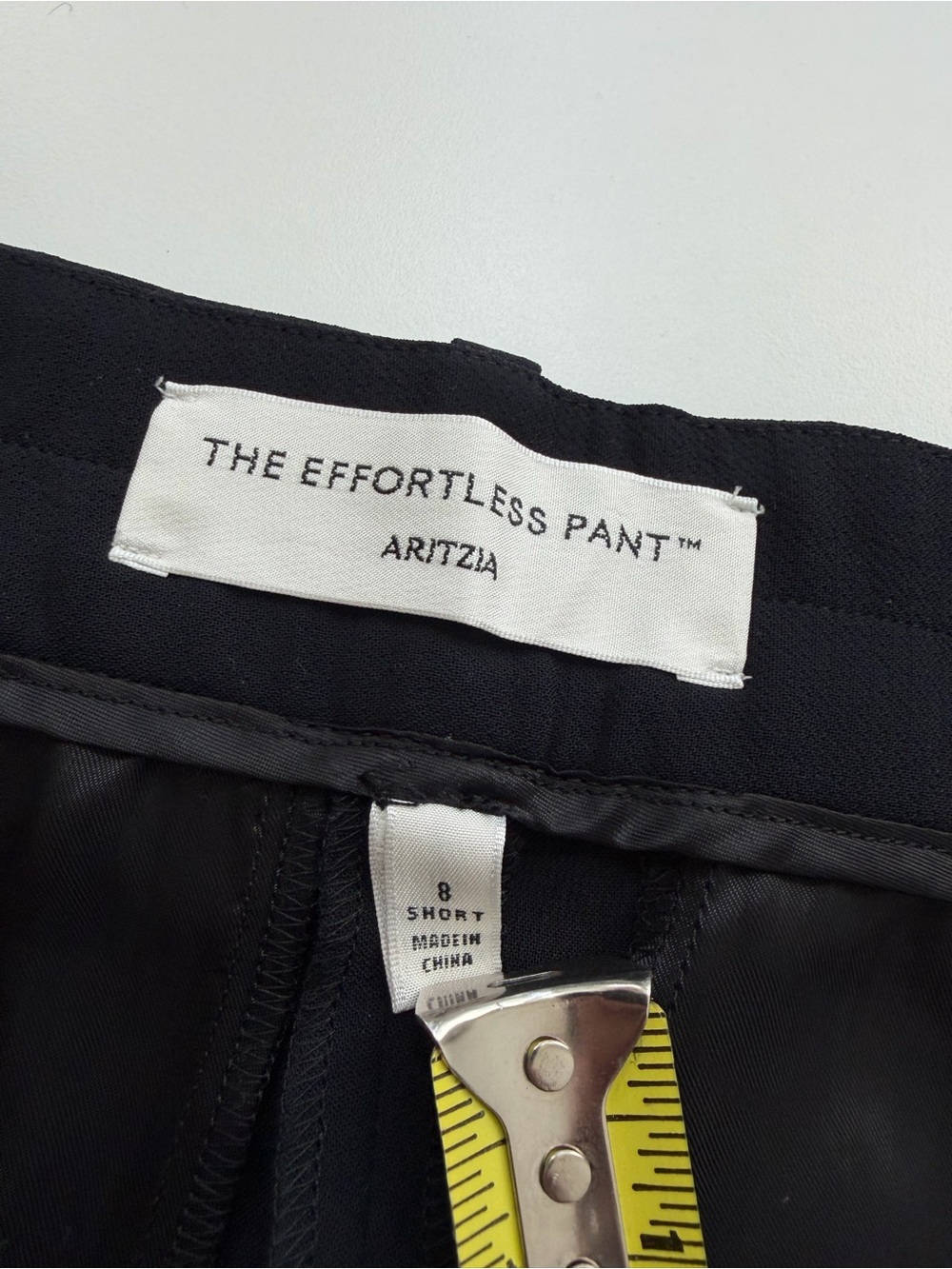 Aritzia The Effortless Pant Flex- Crepette in Black Size 8 Short - Picture 13 of 14